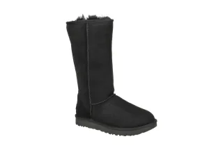 UGG 1016224 BLK Classic Tall II Damen Winterstiefel Schwarz Wadenhoch Lammfell