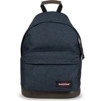 Eastpak Freizeitrucksack WYOMING Triple Denim, Freizeitrucksack, Schulrucksack mit Lederboden