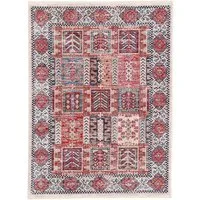 carpetfine Teppich Phoenix, rechteckig, Höhe: 6 mm, Vintage Orient Look, mit Fransen, Wohnzimmer