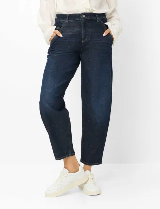 Brax Damen Jeans Style MEGAN S USED DARK BLUE, denim dunkelblau, Gr. 46