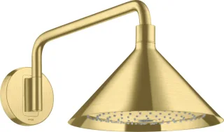 Hansgrohe Kopfbrause Axor Front m.Brausearm Brushed Brass 26021950
