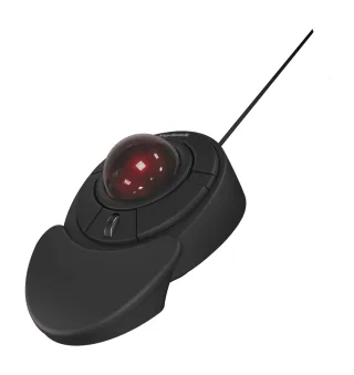 KeySonic Mouse ergonomisch Trackball USB 2.0 optisch schwarz | ksm-6188t-b | Maus - Optisch