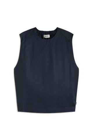 ecoalf - Bluse - Hailey blau - Gr. - M