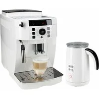 De'Longhi Kaffeevollautomat Magnifica S ECAM21.118.W - mit Barista-Milchaufschäumer, Weiß, Direktwahltasten, Kegelmahlwerk (13 Mahlgrade), 15 Bar Pumpendruck