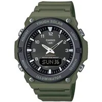 CASIO TIMELESS COLLECTION Solaruhr AQ-S820W-3BVEF, Armbanduhr, Herrenuhr, analog, digital, automatischer Kalender