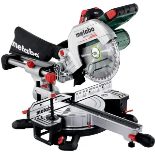 Metabo Akku-Kappsäge KGS 18 LTX BL 216 mit Zugfunktion - - 18V 2x8Ah LiHD + ASC 145 - 614216810