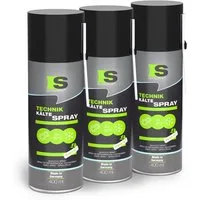 Spraytive Kältemittel 3x 400ml Kältespray Werkstatt: Eisspray, Vereisungsspray bis -50°C, Made in Germany