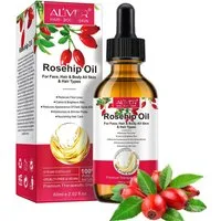 ALIVER Haaröl Hagebuttenöl Haaröl Wildrosenöl Gesichtspflege Bio Vegan Aliver, 1-tlg., Vegan