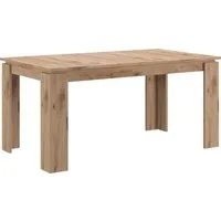 Home affaire Esstisch Kalmar, rechteckig, 160 cm ausziehbar auf 200 cm, inkl. Einlegeplatte, Esszimmertisch, Tisch, Küchentisch, dining table