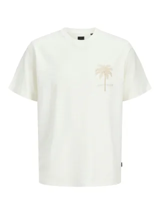 JACK&JONES - JPRBLAEMMETT SS TEE Cloud Dancer - Gr. - M