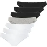 Vivance Brasilslip (7er-Pack) mit feiner Spitzeneinfassung und aus weicher Baumwollqualität