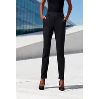 LASCANA Jogger Pants klassische schmale Form mit Jacquard Strickmuster oder uni schwarz