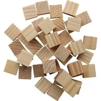 Glorex Bastelnaturmaterial Glorex Holzwürfel natur 15 mm 42 Stück