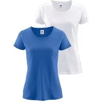 Fruit of the Loom Rundhalsshirt Lady Fit Premium (Packung, 2-tlg., 2er-Pack)