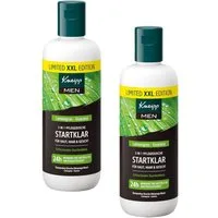 Kneipp Duschgel 2 x Kneipp XXL Duschgel MEN Startklar je 400ml 3in1 Haut Haar Gesicht