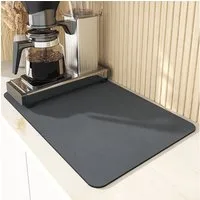 TUWENA Abtropfmatte Tropfschutzmatte für Kaffeemaschinen, schnell trocknend