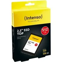Intenso SSD interne Festplatte Top High-Speed 3D Nand 2,5 Zoll 512GB SATA III SSD-Festplatte