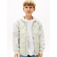 Tommy Hilfiger Steppjacke MIX MEDIA QUILTED JACKET für Kinder bis 16 Jahre, Material-Mix