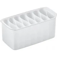 Betty Bossi Küchenorganizer-Set Tuben Aufbewahrungsbox Kühlschrank Organizer Kosmetik weiß, die clevere Ordnungshilfe, Küche, Bad und mehr
