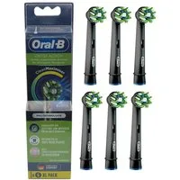 Oral-B Aufsteckbürsten CrossAction schwarz CleanMaximiser, 6 Stück