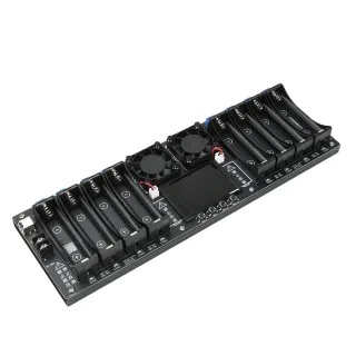 8 Channel 18650 Lithium Battery Capacity Tester Module MAh MWh Digital Battery Power Testing Board 18650 Battery Tester