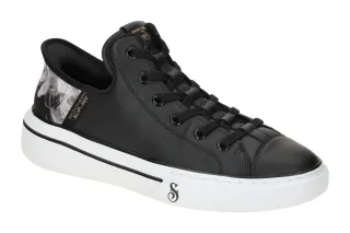 Skechers 251016/BKW Sneakers Hands Free Slip Ins Schwarz/Wei? OG by Snoop Dogg