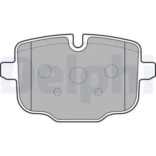 Delphi Bremsbel?ge hinten BMW 2er 3er 4er 5er 6er X3 X4