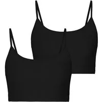 LASCANA Bustier (2er-Pack) aus elastischer Baumwolle