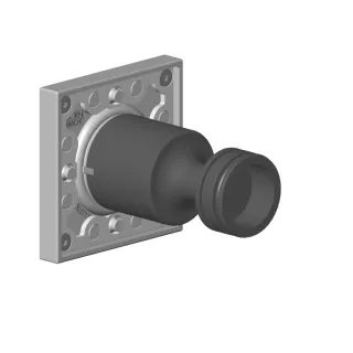 Dornbracht Bedienelement Ersatzteile 04279802605 60 x 60 x 72 mm Dark Platinum gebürstet 04279802605-99