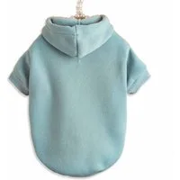 Monkimau Tierjacke Hundepullover Hoodie mittelgroße Hunde - L in hellblau