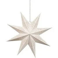 BONETTI LED Stern Weihnachtsstern, LED fest integriert, Warmweiß, Ø ca. 45 cm, Papierstern, mit 9 Spitzen, Weihnachtsdeko