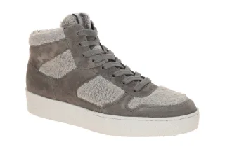 Paul Green Damen Stiefeletten 5470-02 Grau Titan Warmfutterplateau