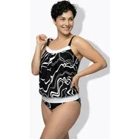 Ulla Popken Soft-BH Tankini Linienmuster Softcups Träger verstellbar