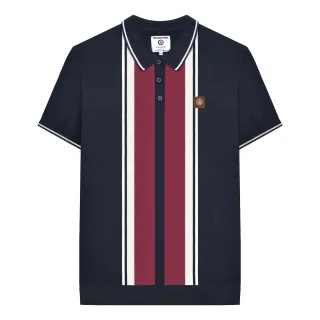 Lambretta - "Greco" Poloshirt für Herren kurzärmlig (Marineblau)