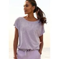 Venice Beach Rundhalsshirt mit Logoprint, T-Shirt, sommerlich-sportlicher Look