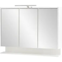 welltime Spiegelschrank List, Spiegelschrank, Made in Germany, B: 93,5 cm Solide Verarbeitung - Dieses Produkt ist in Deutschland gefertigt