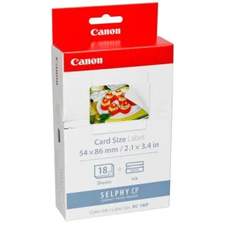 Canon KC-18 IF Scheckkartengröße Sticker (18 Blatt Fullsize)
