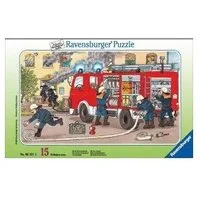 Ravensburger Puzzle Kinderpuzzle 15 Teile - Mein Feuerwehrauto, Puzzleteile
