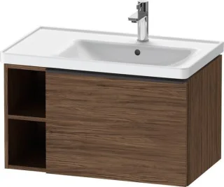 Duravit D-Neo Waschtischunterbau wandhängend Nussbaum dunkel Matt 784x452x440 mm - DE42570BD210000 DE42570BD210000