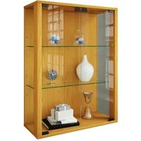 VCM Hängevitrine Wandvitrine Udina mit Glastüren und Glasböden, H. Glasvitrine hängend, Modern und platzsparend, Hängeschrank