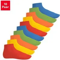 Footstar Kurzsocken EVERYDAY! 10 Paar Quarter Socken Kurzsocken Kurze Baumwoll Socken