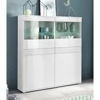 borchardt Möbel Vitrine Florenz Höhe 125 cm