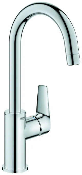 GROHE Waschtischarmatur BauEdge L-Size PushOpen Ablaufgarnitur chrom, 23911001 23911001