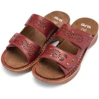 Ara HAWAII Pantolette Keilabsatz, Schlupfschuh, Sommerschuh, in G-Weite (weit)