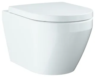 GROHE Wand-Tiefspül-WC Set Euro Keramik 102510 mit WC-Sitz Soft Close alpinweiß, 102510SH00 102510SH00