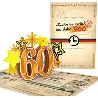papercrush Geburtstagskarte Zurück ins Jahr 1966 Pop-Up Karte