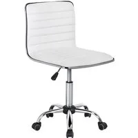 Yaheetech Drehstuhl, Bürostuhl Schreibtischstuhl aus Kunstleder, höhenverstellbar