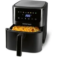 GOURMETmaxx Heißluftfritteuse GOURMETmaxx Heißluft-Fritteuse 1600W schwarz Digital 6,5l, 1600 W, GOURMETmaxx Heißluftfritteuse 6,5 Liter