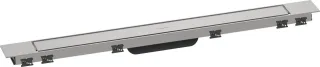 Hansgrohe Fertigset Duschr.RainDrain Match Plus 800 mm höhenverst.Rahmen Edelstahl gebü., 56215800 56215800