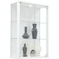 fif möbel Vitrine OPTIMA Hängevitrine/Glasvitrine 2x Glastür,perfekt für Sammler,Sammlervitrine